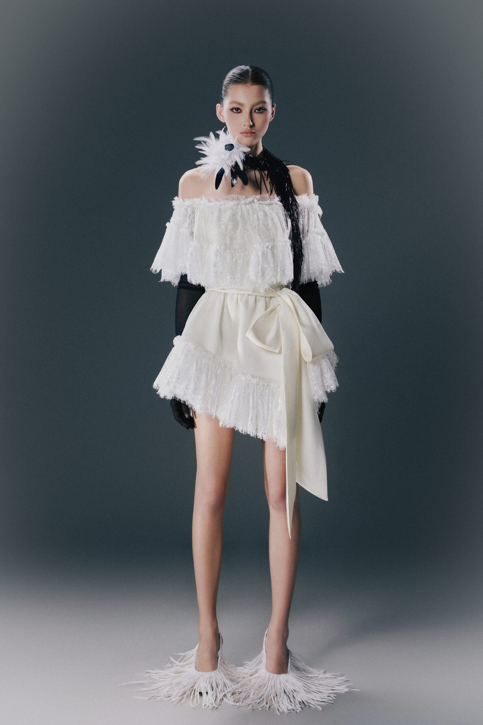 RUFFLE FEVER DRESS