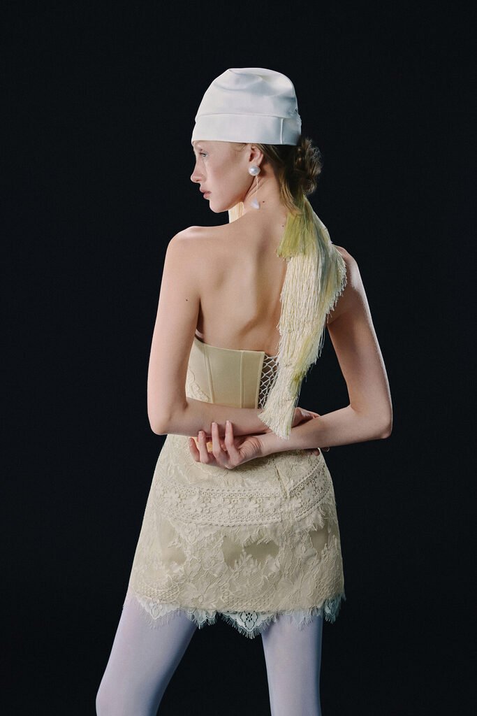 IVORY CORSET DRESS