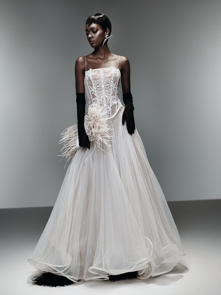 RUFFLE PLEATED WHITE DRESS